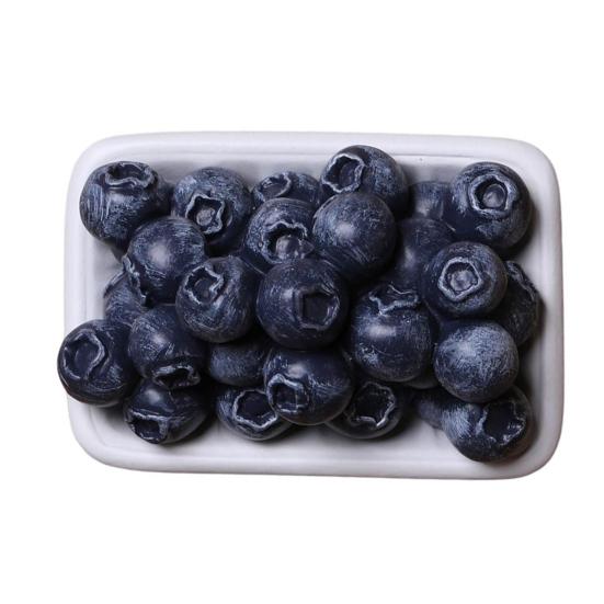 3D Simulated Fruit Fridge Magnet DIY Locker Kitchen Fridge Simulated Strawberry Watermelon Blueberry Boxed Food Magnetic Decoration Ornament