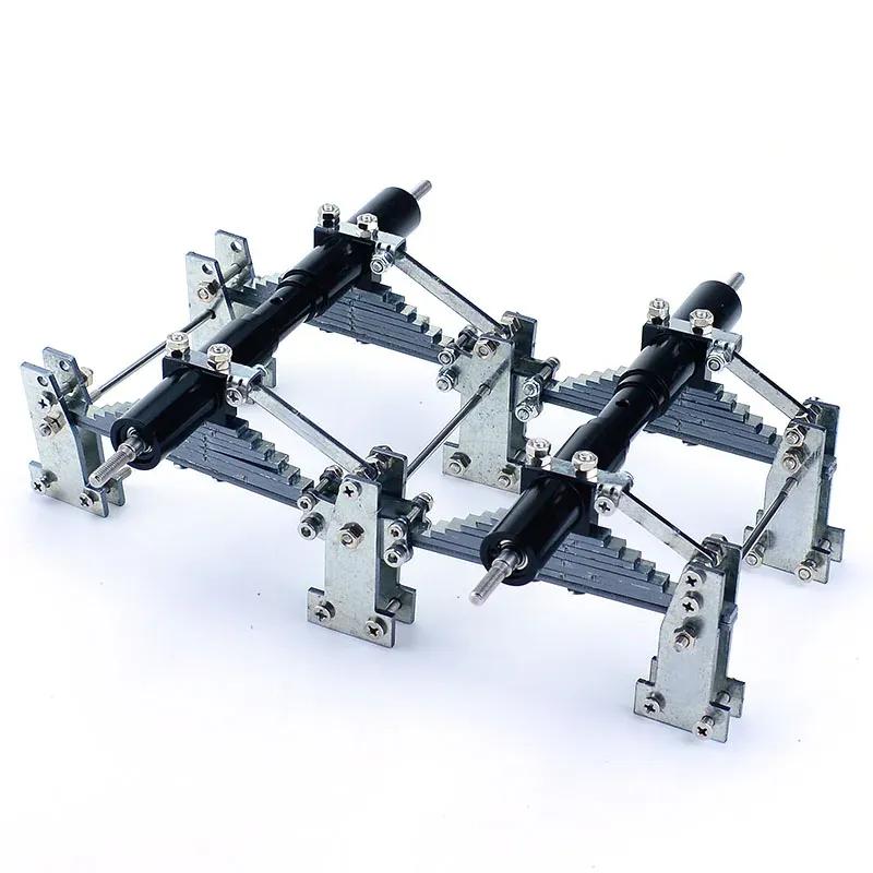 Stainless Steel 2/3 Axis Balance Suspension Kit Steel Plate Trailer for 1/14 Tamiya RC Dump Truck SCANIA 770S VOLVO FH16XL Car