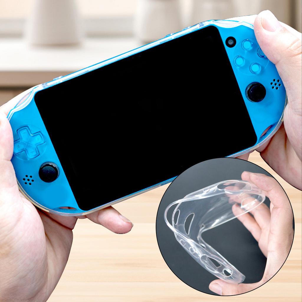Чехол из ТПУ для PSV2000 Защитный корпус Ударопрочный корпус Ручная игровая консоль Полупрозрачная накладка Водонепроницаемый корпус