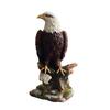 Статуя благородного и мужественного орла из смолы для украшения интерьера. Статуя американского белоголового орлана.