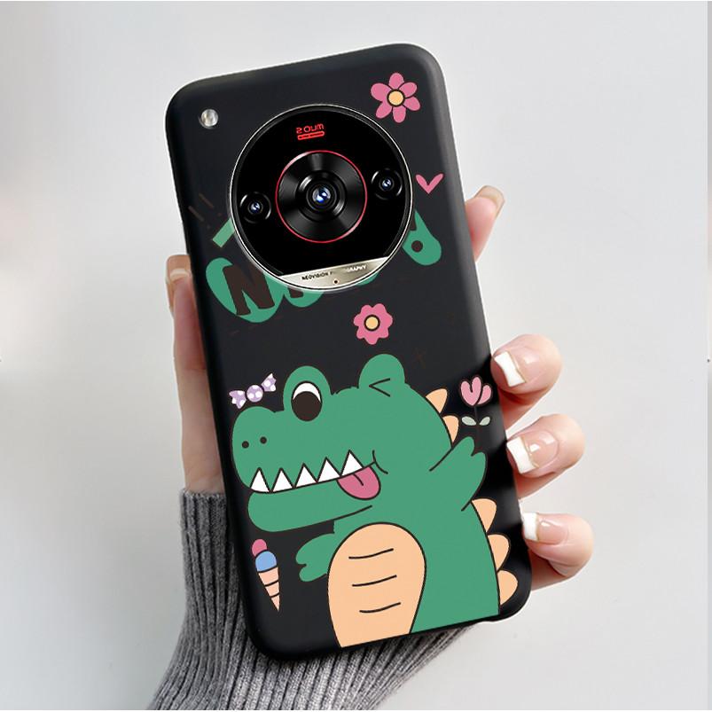 Печатный чехол для телефона для ZTE Nubia Focus 2 Ultra 5G Funda Capa Мягкий силиконовый черный корпус Чехол Милый Цветок Мультяшный корпус Coque