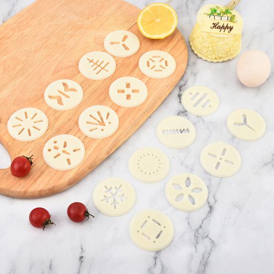 Пресс для печенья с 16 дисками 6 насадками для украшения Домашняя DIY машина для приготовления печенья Набор инструментов для глазури для торта Кухонные принадлежности для выпечки