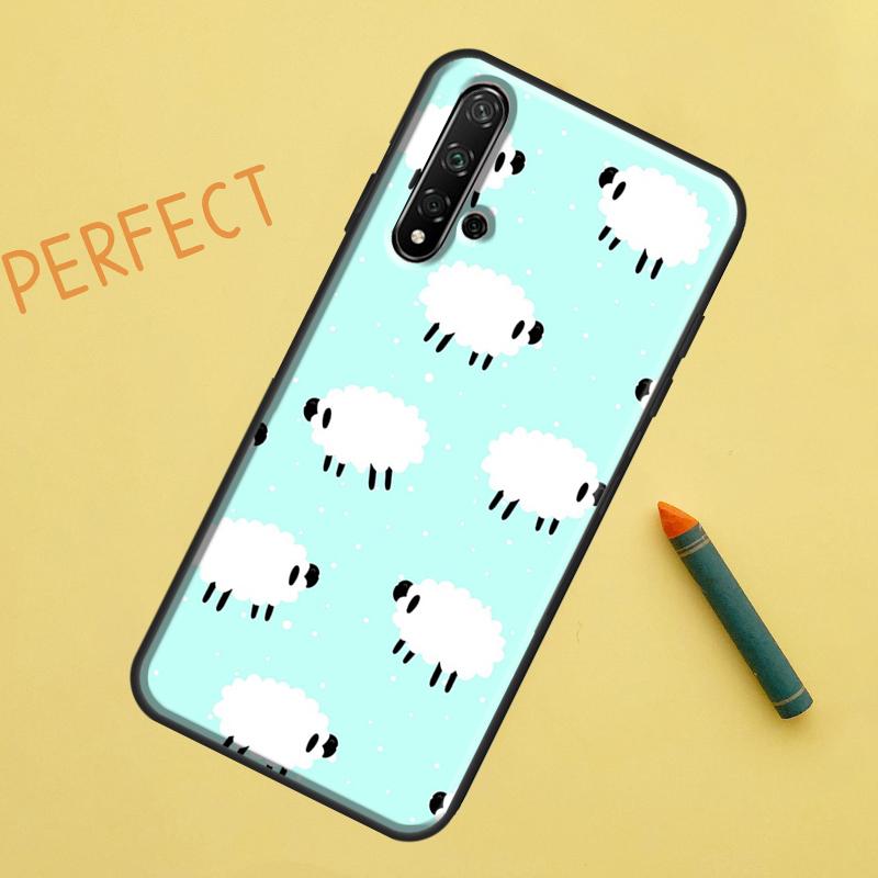 Милая овечка для Huawei Nova 12s 11i 7i 8i 12i Y73 Y70 Y90 Y60 Y72 Y61 Y91 9 10 SE P40 Lite P30 Pro Чехол
