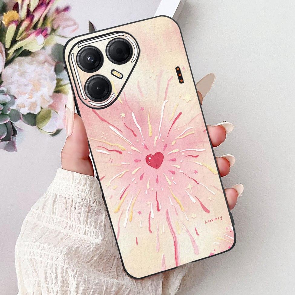 For Tecno Pova 7 5G Cover Case LJ7 Luxury Butterfly Love Fashion Flowers Cool Lion Painted Phone Case For Techno Pova7 5G Bumper