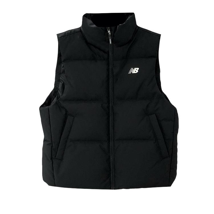 New Balance Женские пуховые жилеты Черный Стойка умеренная Другое AWV53383-BK