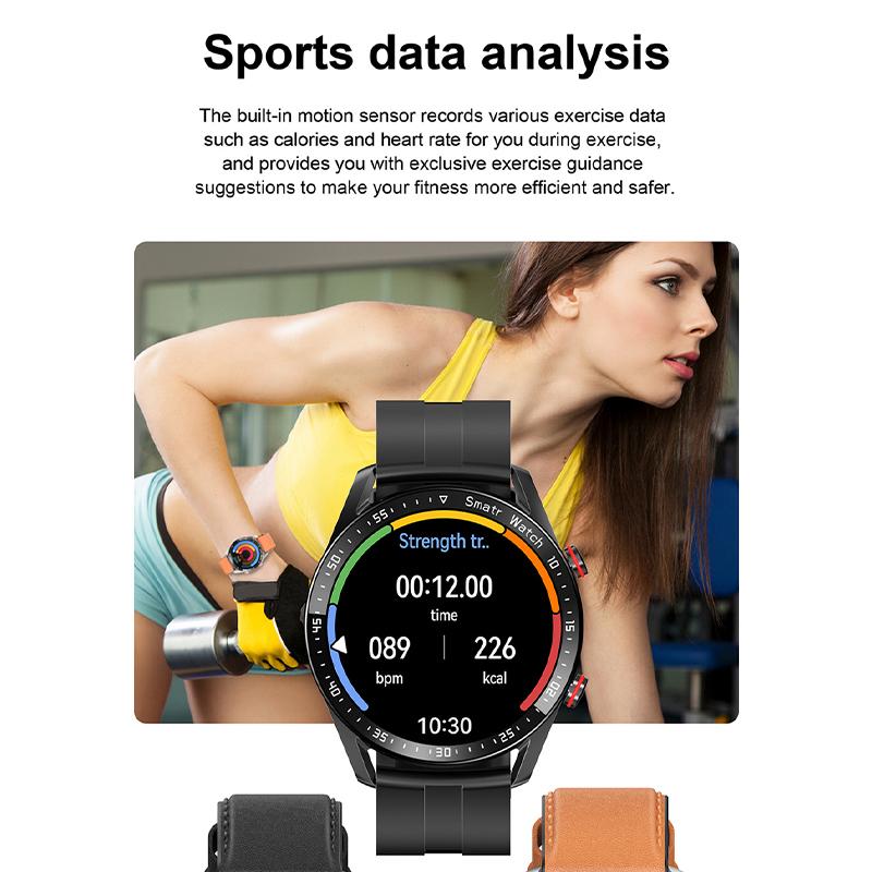 2024 Смарт-часы ЭКГ+ППГ Бизнес Bluetooth Вызовы Мониторинг сердечного ритма Артериального давления Спортивные сообщения Напоминание Смарт-часы