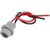 168 194 2825 W5W 920 921 T10 T15 Резиновый патрон/основание с проводкой типа 'косичка'