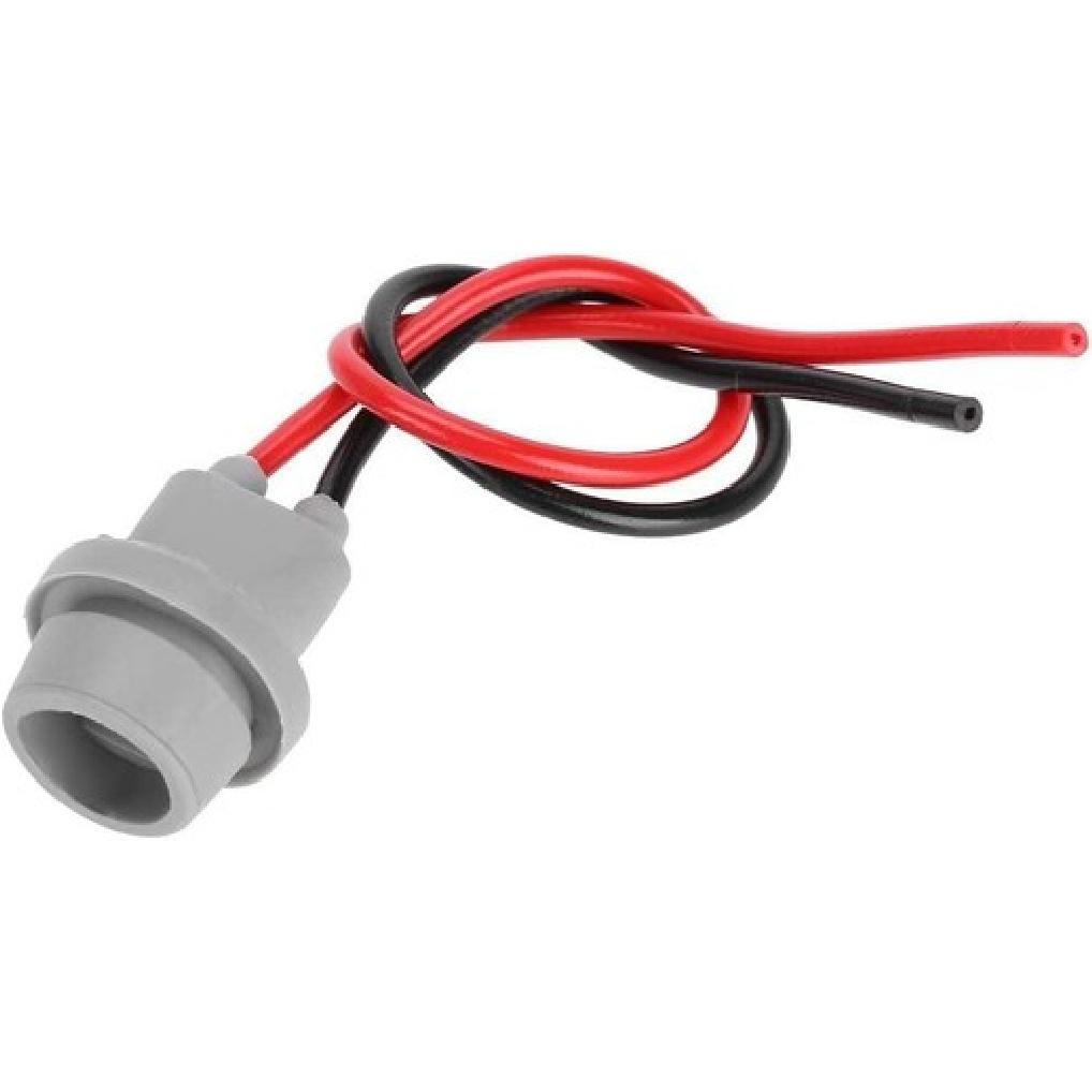 168 194 2825 W5W 920 921 T10 T15 Резиновый патрон/основание с проводкой типа 'косичка'