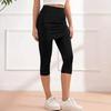 Women's Drawstring Skirted Workout Leggings Casual Summer High Waisted Soft Athletic Yoga Pants