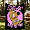 1 шт. Плед Scooby-Doo Mystery для улицы, легкий, фланелевый, мягкий и теплый, всесезонный, для улицы, кемпинга, гостиной, офиса, L1106103