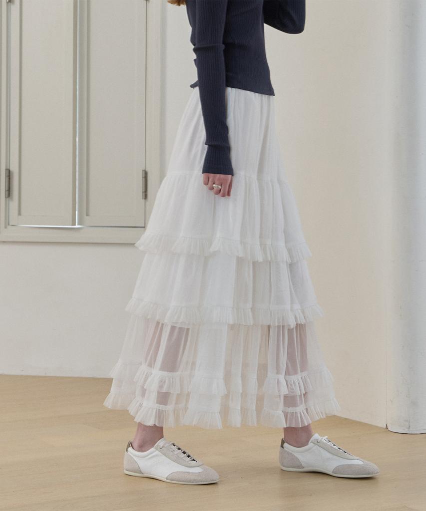 Jucy Judy Frilled Tiered Tulle Skirt Jzsk329B