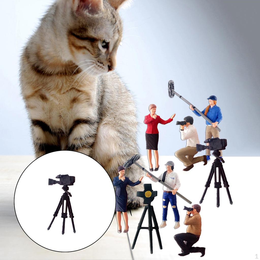 1/64 Трансляционная фигурка, окрашенные фигурки, живая сцена для диорам, коллекции, набор для строительства, архитектура