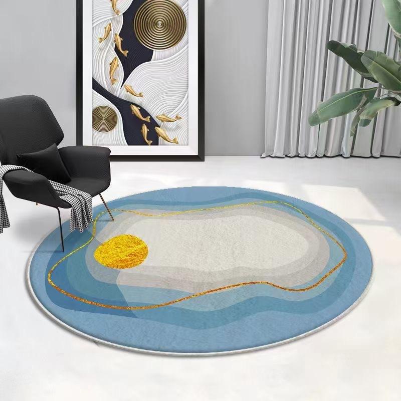 Circular Carpet Living Room Coffee Table Mat Bedroom Bedside Carpet Computer Swivel Chair Mat