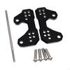 2Pcs Aluminum Alloy Adjustable Foot Pegs Base Support Rear for Yamah