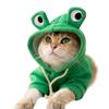 Cat Hoodies Stylish Cute Animal Autumn Winter Warm Cat Adorable Costume for Cats Kittens Puppies Big Eyed Frog In