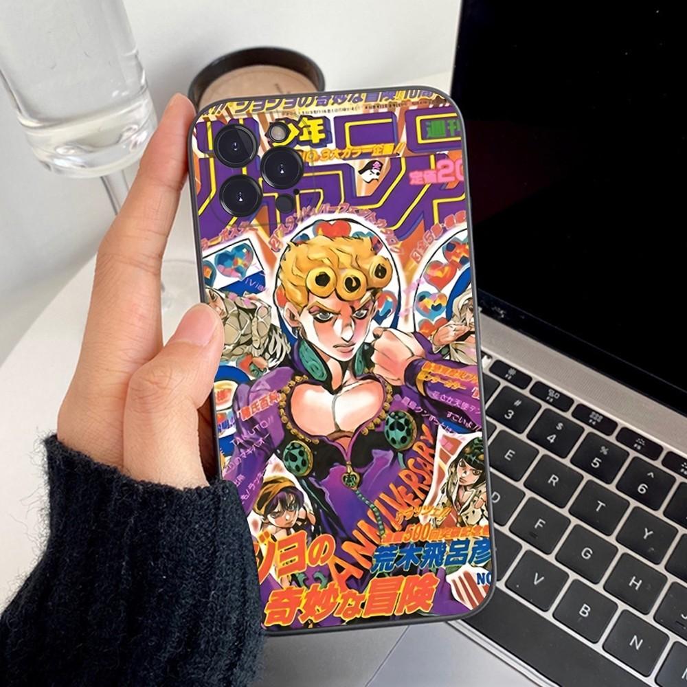 Чехол для телефона JoJo's Bizarre Adventure Силиконовый Мягкий Для iPhone 16 15 14 13 12 11 Pro Mini XS MAX Plus X Чехол