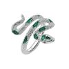 Niche Design Original Snake Epoxy High Sense Cold Wind Irregular Index Finger Ring Trendy Cool Female Ring