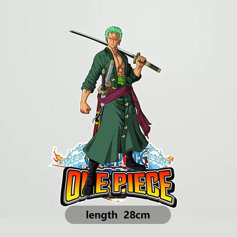 Крутые наклейки из аниме One Piece Наклейки с Луффи для автомобиля Наклейки на дверь и кузов автомобиля Водонепроницаемые наклейки на стену Наклейки для маскировки царапин