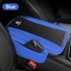 Car Armrest Box Pad Leather Auto Armrest Mat For BMW 50th Performance F30 F10 E90 F20 E46 E60 E70 E39 E36 E87 Auto Accessories UJD4