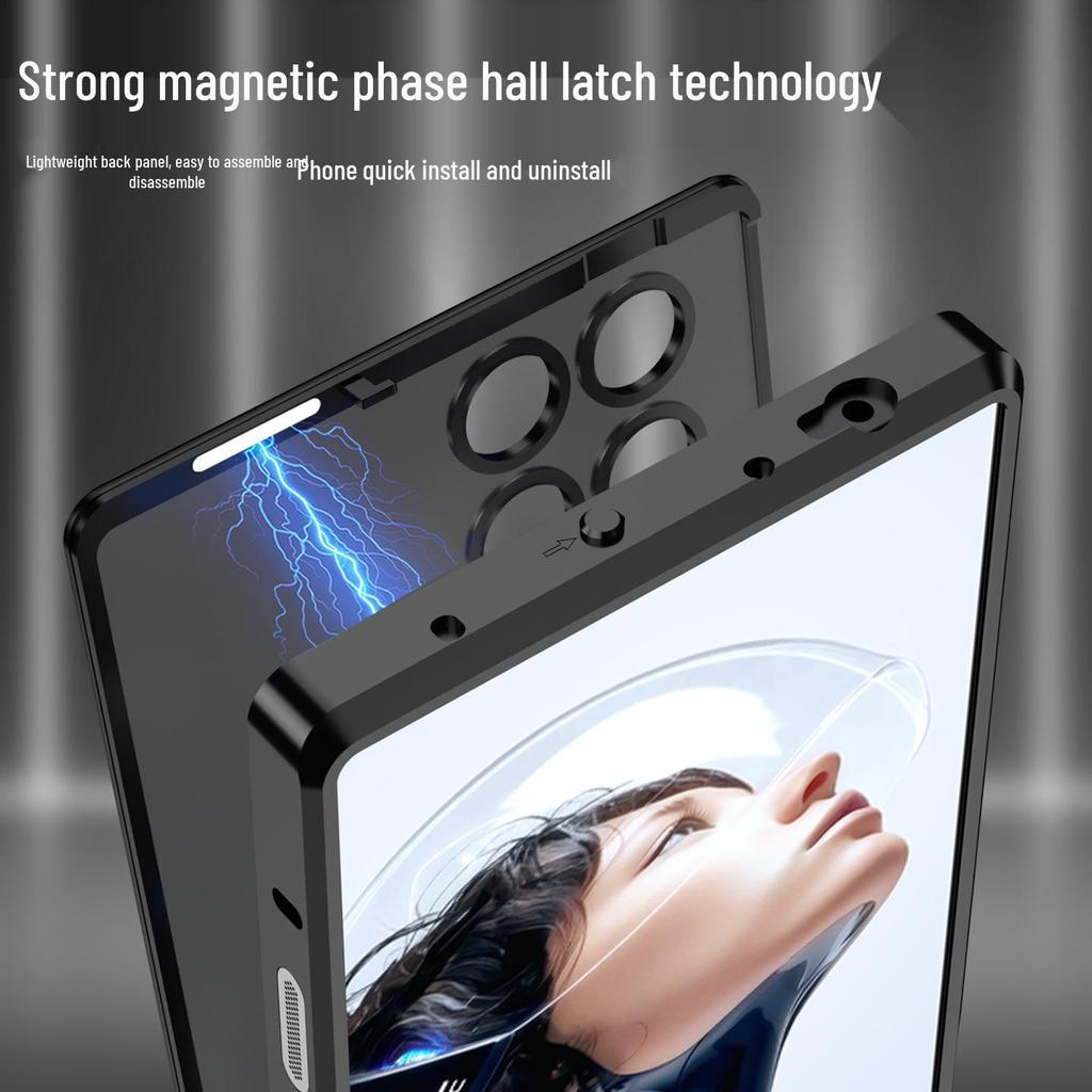 Red Magic 11Pro Zero-Touch Magnetic Snap-On Case: Cross-Border Compatible, 11Air Metal Absorption Protective Cover
