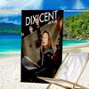 Ultra Soft Beach Towel with Dix Pour Cent Theme,Ideal for Pool,Camping, Diving,Perfect Travel Essential, Vibrant Beach Towel.