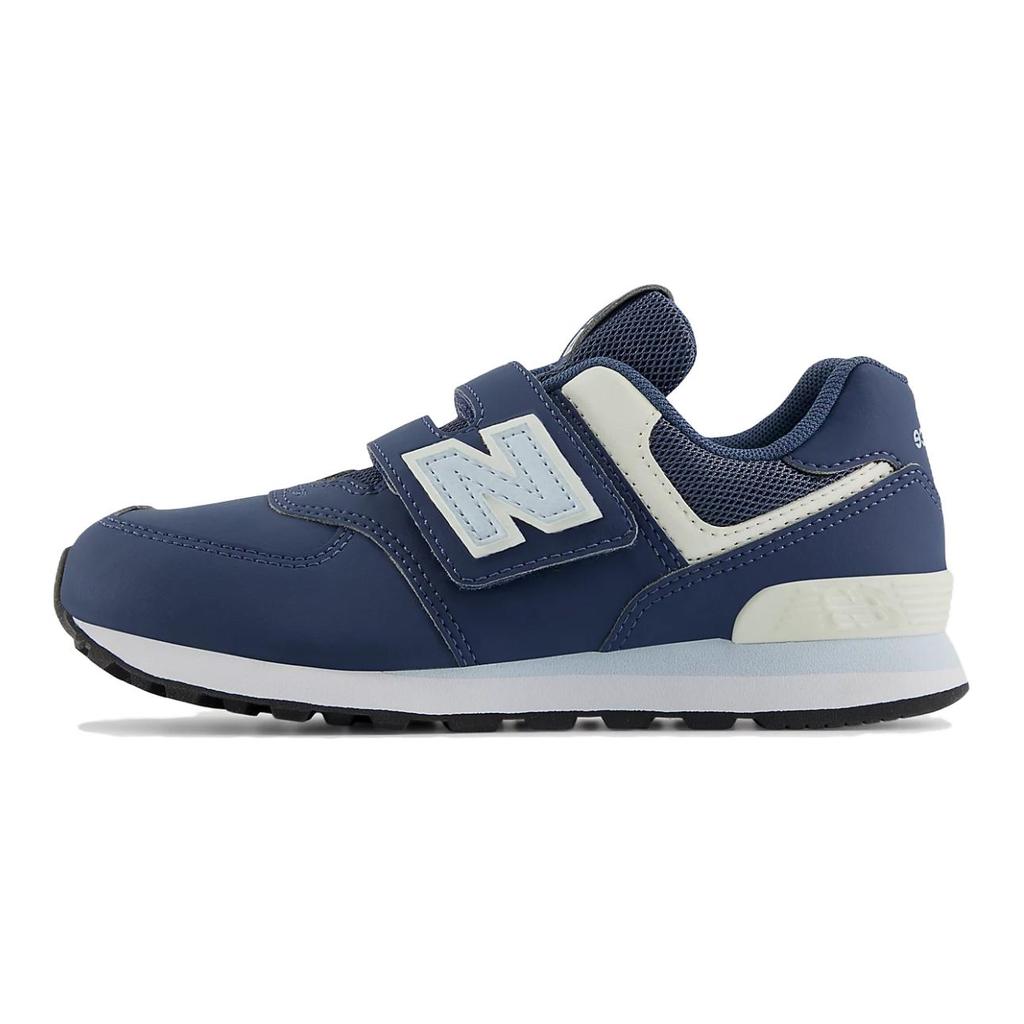 New Balance NB 574 Низкие детские беговые кроссовки Сине-белые Детские PV574KIE