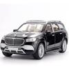 Масштаб 1/24 Maybach GLS-Class GLS600, литая под давлением модель автомобиля, игрушечный автомобиль с откатным механизмом, звуком и светом для детей, коллекция подарков для мальчиков и девочек