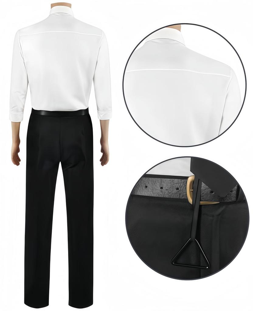 [NOKIJP] Костюм для косплея Дендзи, Костюм Демона-бензопилы, Костюм для фестиваля Специального отдела 4 по борьбе с демонами Управления общественной безопасности Токио (Де́ндзи, XXL)