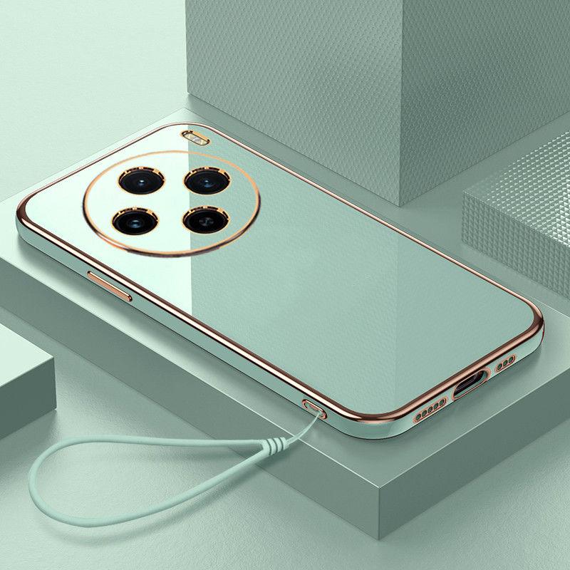 Для vivo X200 Pro mini чехол vivo X200 Pro mini чехол для телефона V2419A V2405DA чехол Luxury Square Plating противоударный задняя крышка