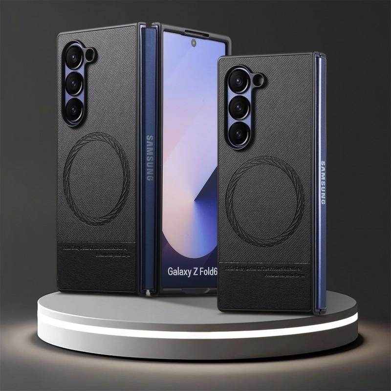Magnetic Card Holder Stand 2in1 Case Galaxy Z Fold 8 Ultra 7 6 5 4 3 Foldable Phone