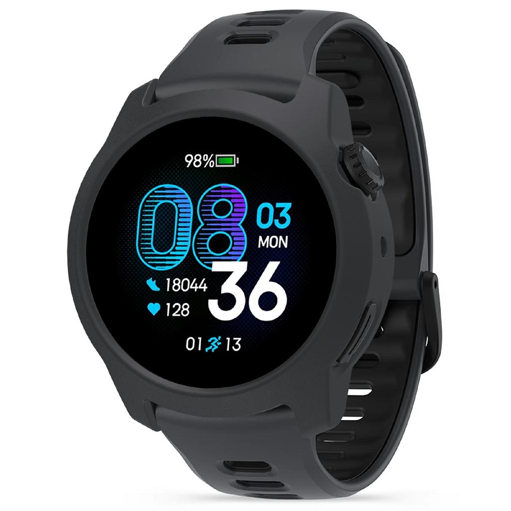 Для часов Coros Pace 4 Мягкий силиконовый полый чехол-рамка