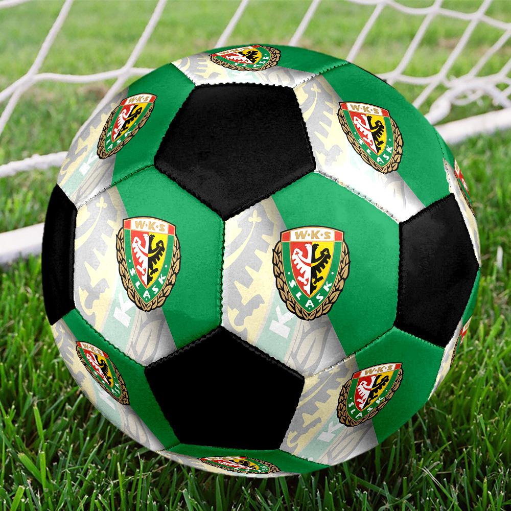 SLASK WROCLAW Soccer Ball Colorful All Ages Machine Stitched PVC Competition Ready Durable High-Bounce.SIZE5
