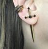 Женские серьги Винтажные серьги-кинжалы с кристаллами и бриллиантами