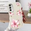 Розовый Цветок Мягкий Чехол для Телефона для Samsung Galaxy A15 A16 A52 A21s A13 A11 A14 A12 A05 A22 A53 A33 A23 A03 A06 A04