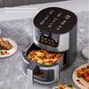 Фритюрница Visual Air Fryer 10L бытовая, большая вместимость, многофункциональная, нержавеющая сталь