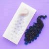 2025 DIY Handmade Creative Shape Peacock Silicone Drop Mold Crystal Jewelry Tool Resin Keychain Mold Accessories Crafts