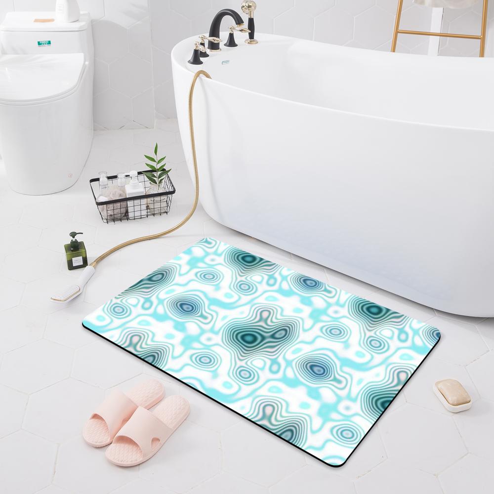 Non-slip Absorbent Mat Entry Door Mat Bathroom Shower Carpet Home Bathroom Bedroom Floor Kitchen Carpet