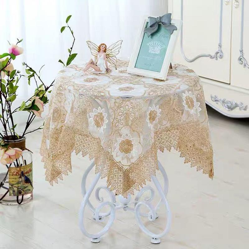 Household Items Household Coffee Table Cover Kitchen Oven Oil Cover Cloth Hollow Lace Rice Cooker Cover Cloth Multi-purpose Cover Cloth
