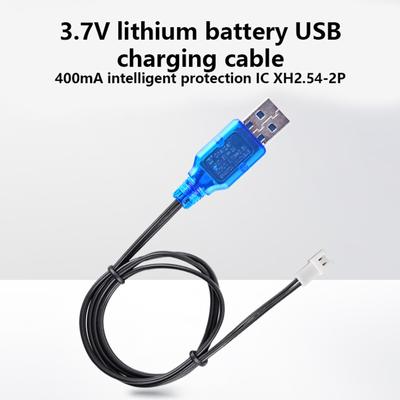 Провод зарядного устройства для литиевых аккумуляторов XH2.54-2P Reverse/Forward Plug 400mAh 3.7V Кабель для зарядки для модели самолета с дистанционным управлением Drone