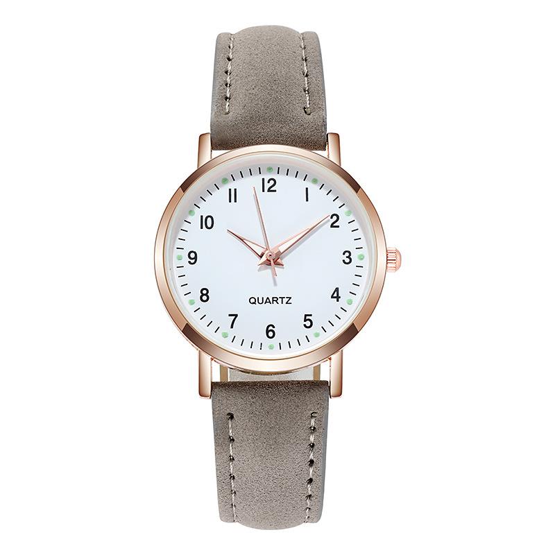 Fashion Ladies Luxury Leather Strap Analog Quartz Watch Luminous Ladies Watch