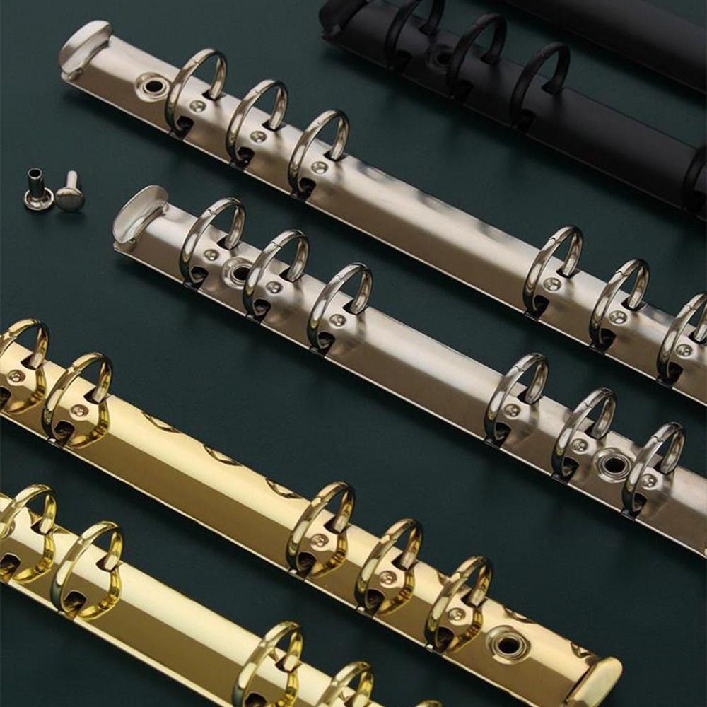 Paper Fasteners DIY Album Diary Paper Binder Paper Binding Clips Loose Leaf Ring A5 A6 File Folder