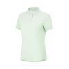 Li Ning Fitness Series Solid Color Breathable Soft Casual Versatile Short Sleeve Polo Shirt Women Tops APLU180-3