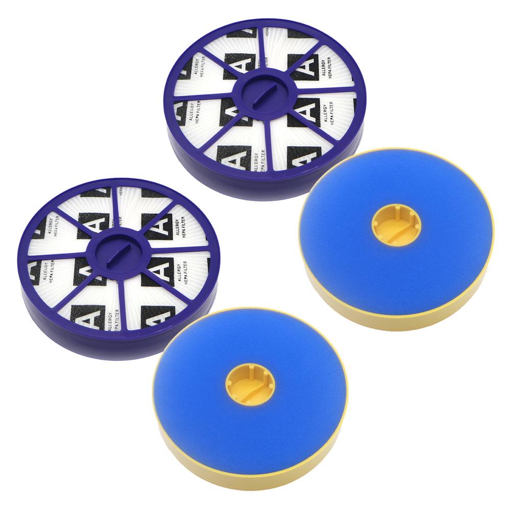 Front and Back HEPA Filter Kit for Dyson DC05 DC08 DC15 DC19 DC20 DC21 Pre and Post, Upper and lower Motor Allergy Vacuum Replac