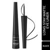 FACES CANADA Ultime Pro Matte Play Eyeliner - черный, 2,5 мл | Быстросохнущий | Матовый финиш | Стойкая формула на 24 часа | Точный фетровый наконечник