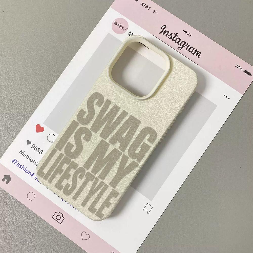 Крутой Чехол в Стиле Swag Для IPhone 17 16 15 14 13 12 11 Pro Max Силиконовый Кожаный Чехол Iphone 13 15 16 17 Air Pro Max ТПУ Чехол