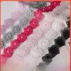 6 см в ширину, цветное кружево с шестью лепестками и 3D-нашивкой из органзы для одежды и домашнего текстиля