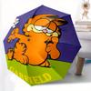 Автоматический складной зонт Garfield, портативный, компактный, идеальный подарок на день рождения, Рождество0809185