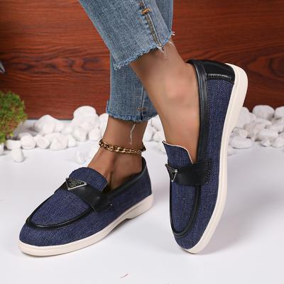 Осенние женские туфли на плоской подошве, большие размеры, холщовые мокасины, повседневная обувь для женщин, прогулочная обувь, кроссовки для активного отдыха, женские туфли на плоской подошве