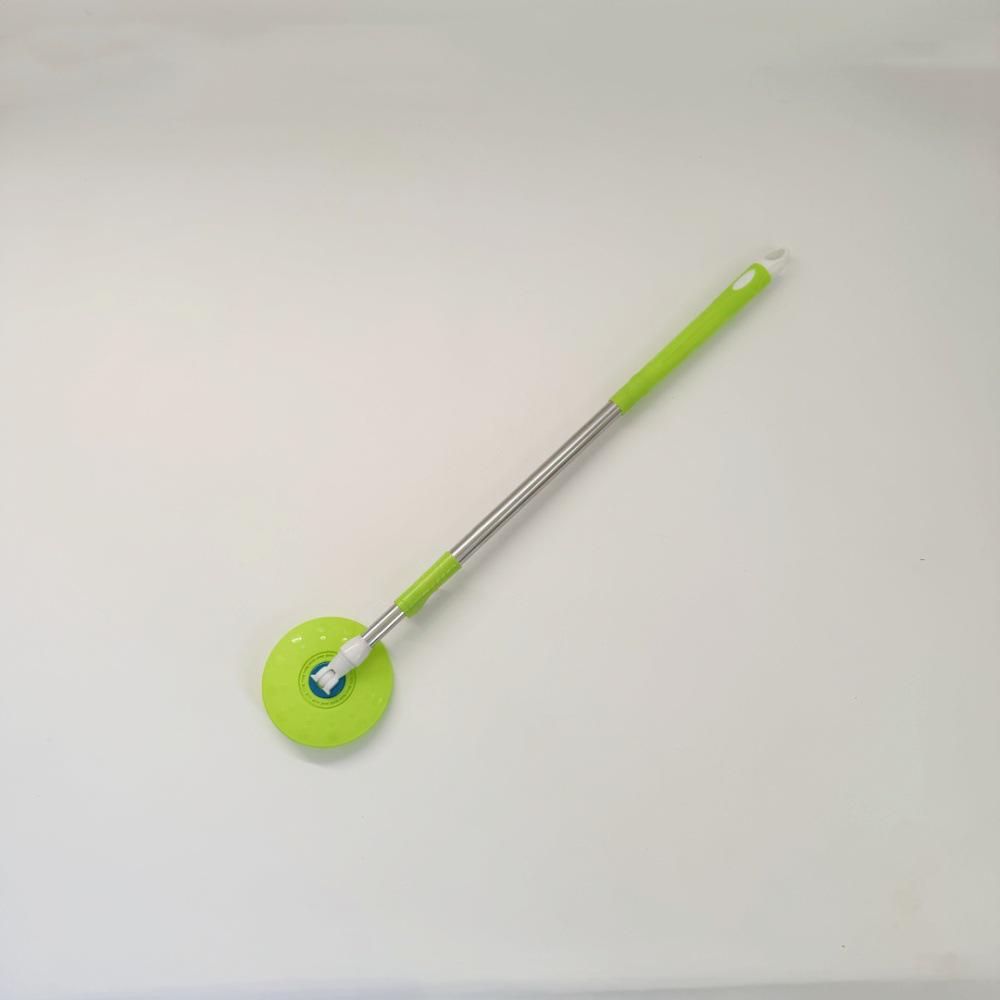 Комплект из вращающейся швабры из нержавеющей стали и выдвижной штанги для швабры