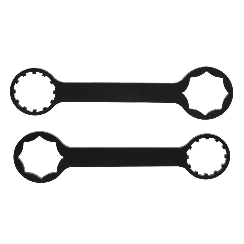 15.2cm Front Fork Spanner Aluminium Alloy Fork Wrench Tool for XCR/RST/XCM Cycling Maintenance